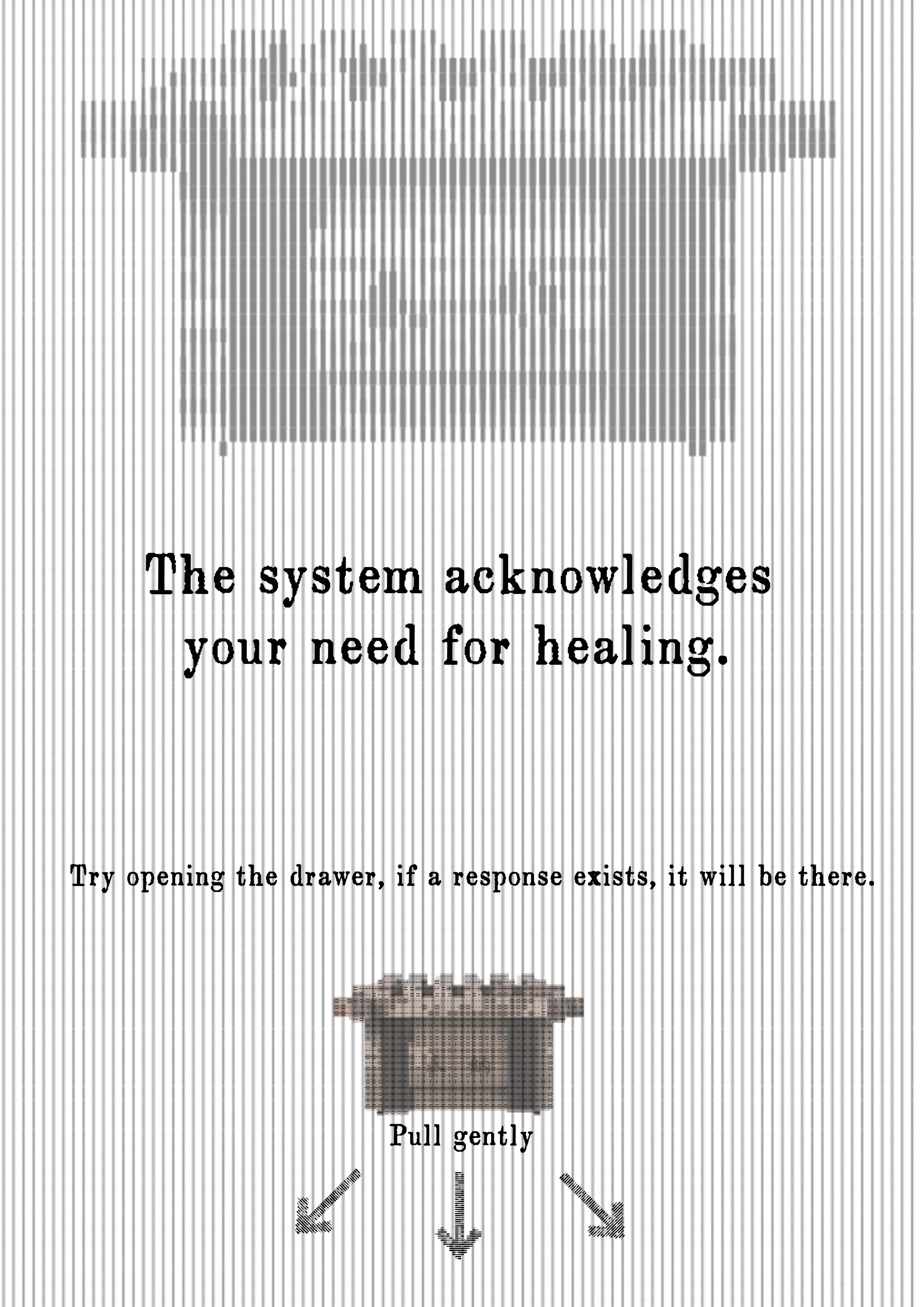 Healing response interface portrait